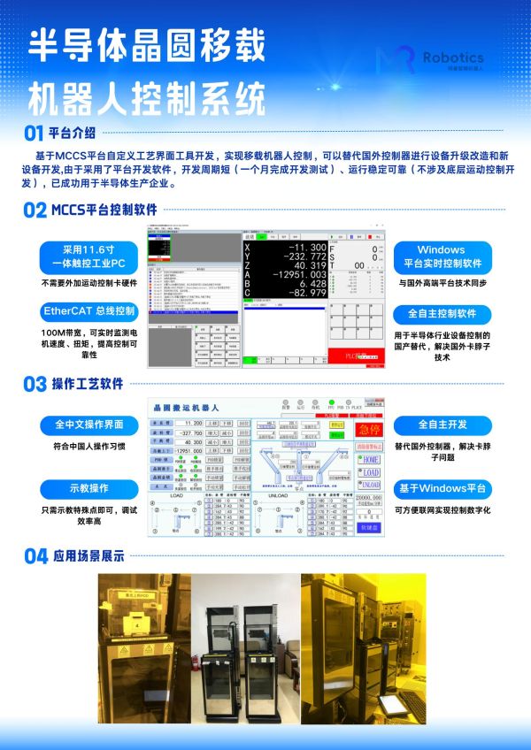 半导体晶圆移栽机器人控制系统，为国产半导体注入 “芯” 动力