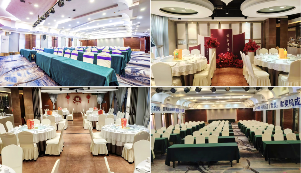 西安东郊吃住一体会议酒店沣华国际会场+客房+餐饮高效一站式