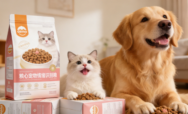 粮心有限公司推出“宠物情绪识别粮”：AI定制让猫狗不再emo